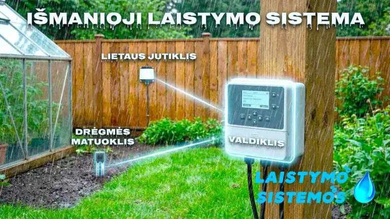 Automatinės laistymo sistemos svarba ir apibrėžimas