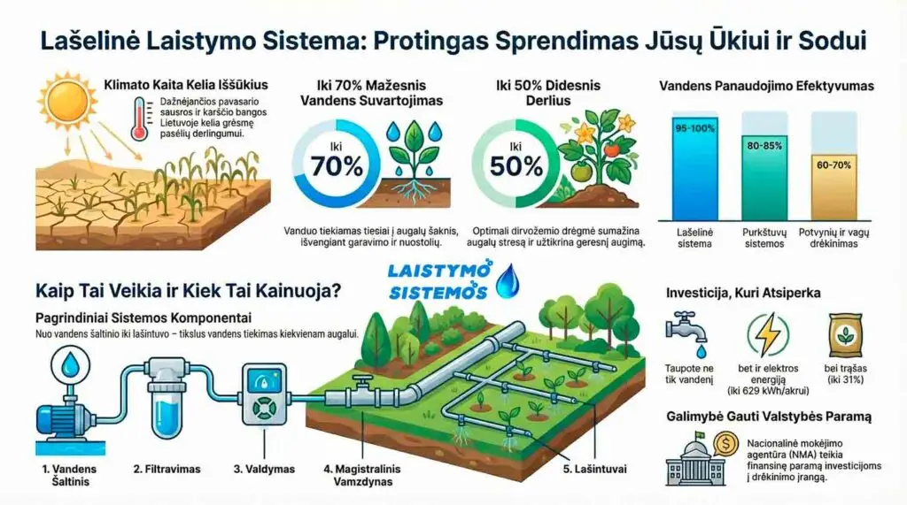 Protingas laistymas ūkiui ir sodui