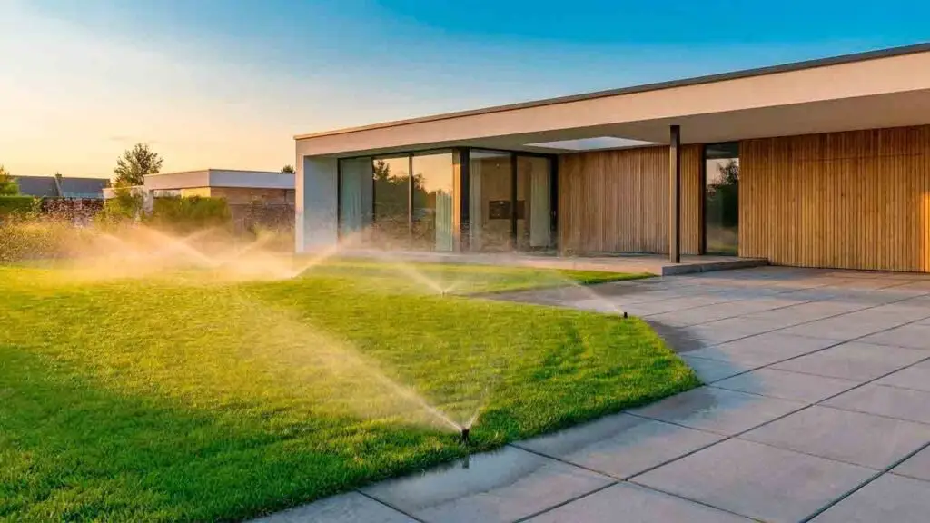 įrengę modernią automatinę laistymo sistemą